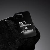 Black Christian Phone Case – GOD is Truly Almighty & Unbeatable | Faith Wrap - Faith Wrap